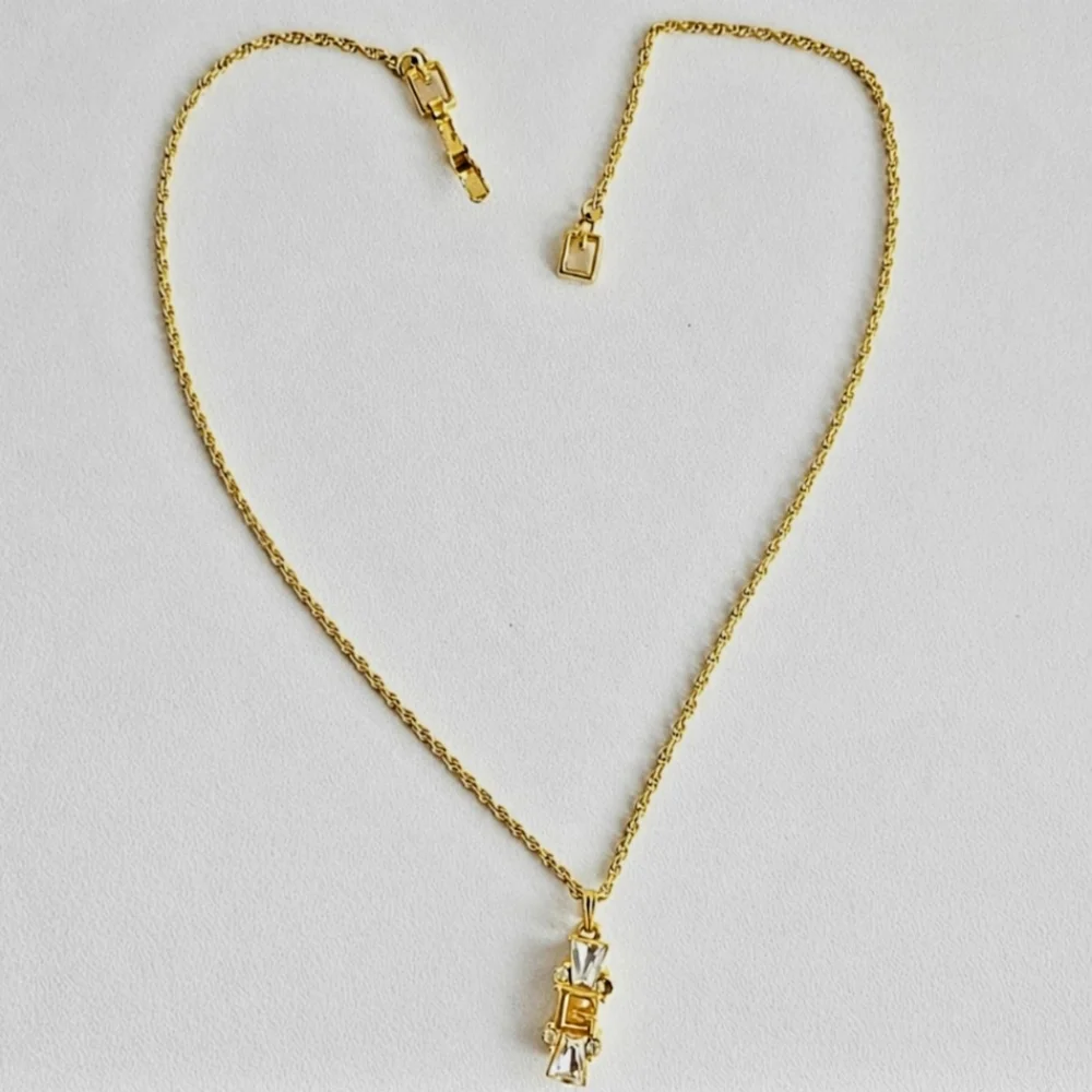 Givenchy Vintage Gold-plated Embellished Rope Necklace